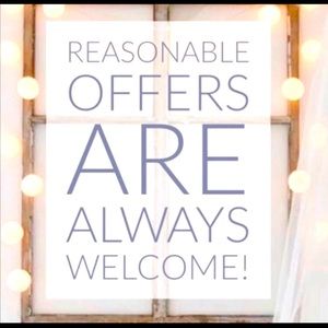 Any reasonable offers welcome!